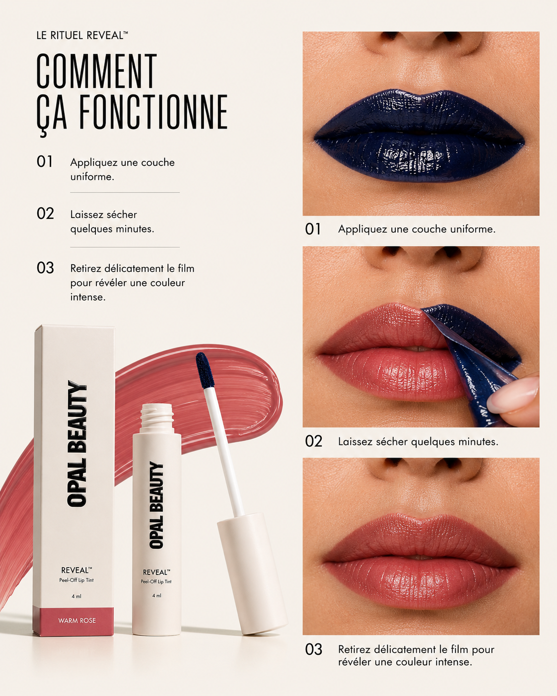 Reveal™ | Encre à Lèvres Peel-Off